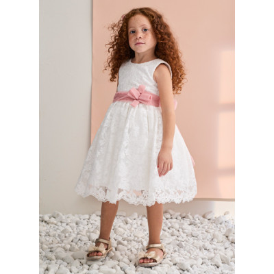 Vestido tul bordado