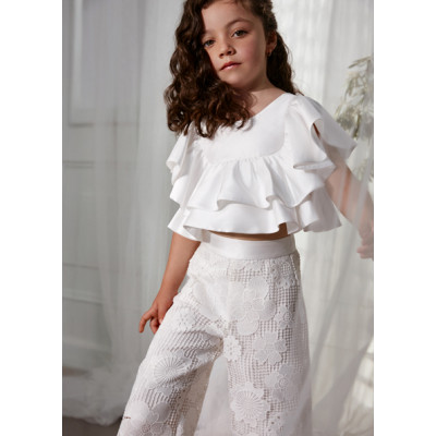 Conj. calça culotte