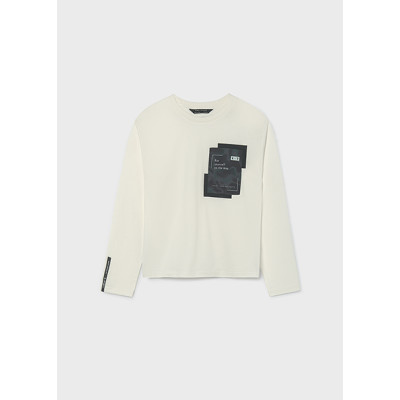 Camiseta m/comp. bolso