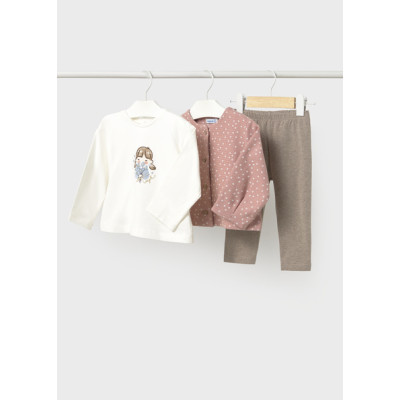 Conj. leggings 3 peças