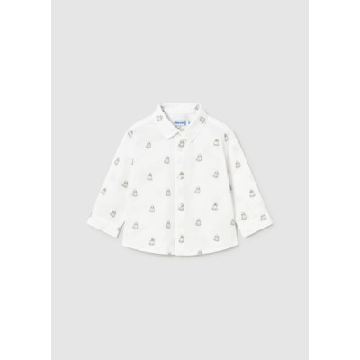Camisa m/comp. jacquard