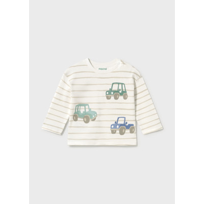 Camisola riscas e print