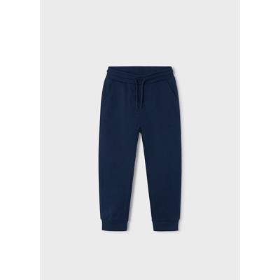 Calça felpa básica punhos