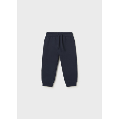 Calça felpa básica punhos