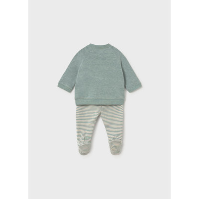 Conj. sweat/calça c/pés