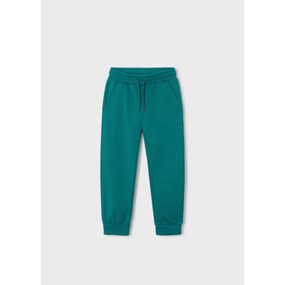 Calça felpa básica punhos