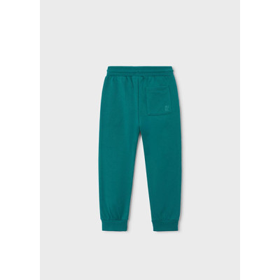 Calça felpa básica punhos