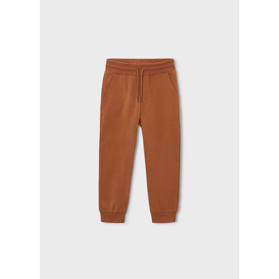 Calça felpa básica punhos