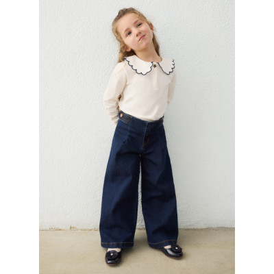 Calça ganga wide leg