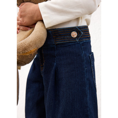 Calça ganga wide leg