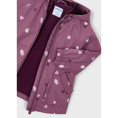 Parka com capucho pêlo
