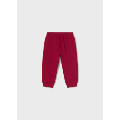 Calça felpa básica punhos