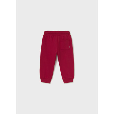 Calça felpa básica punhos