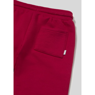 Calça felpa básica punhos