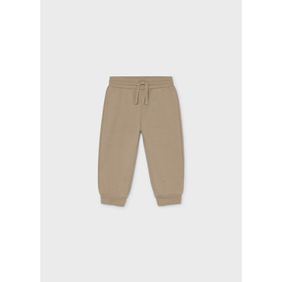 Calça felpa básica punhos