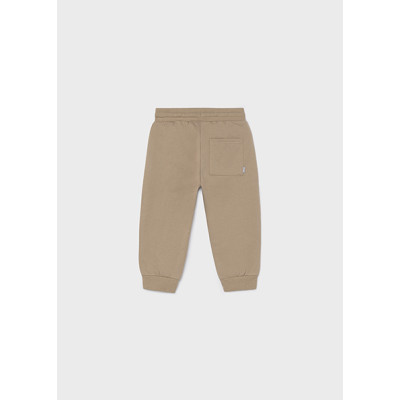 Calça felpa básica punhos