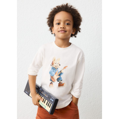 Camiseta m/comp. animal