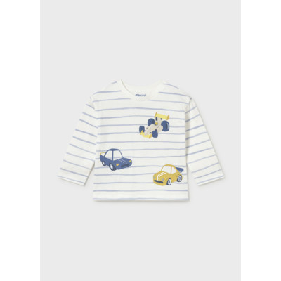 Camisola riscas e print