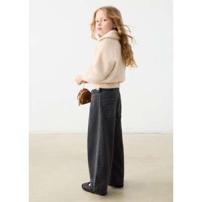Calça ganga wide leg