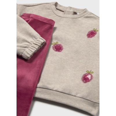 Conj. leggings veludo