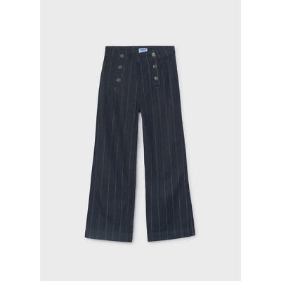 Calça denim wide leg