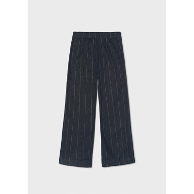 Calça denim wide leg