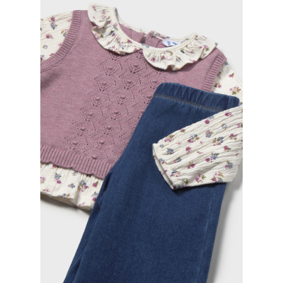Conj. calça chaleco unido