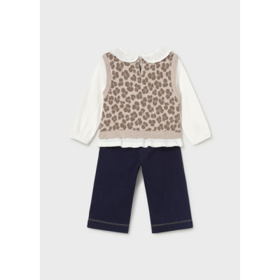 Conj. calça chaleco unido