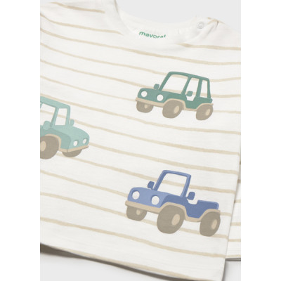 Camisola riscas e print