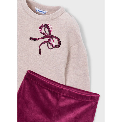 Conj. leggings laços