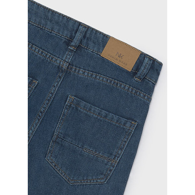 Calça denim wide fit