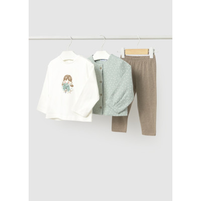 Conj. leggings 3 peças
