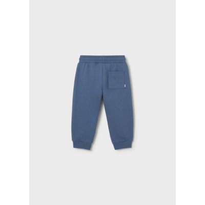 Calça felpa básica punhos