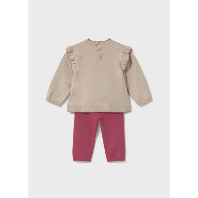 Conj. calça tricô