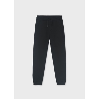 Calça felpa básica punhos