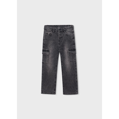 Calça soft denim cargo
