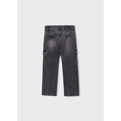 Calça soft denim cargo