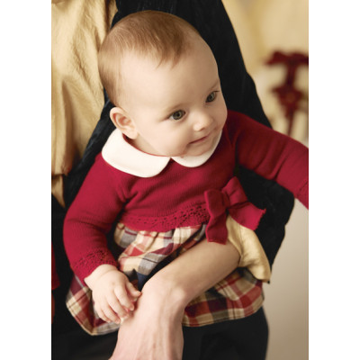 Vestido malha combinado