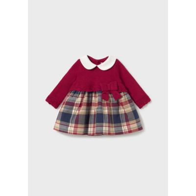 Vestido malha combinado