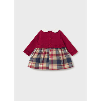Vestido malha combinado