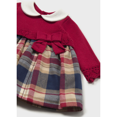 Vestido malha combinado