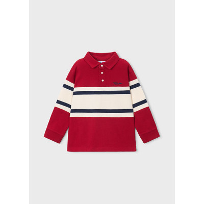 Polo m/comp. combinado bebé