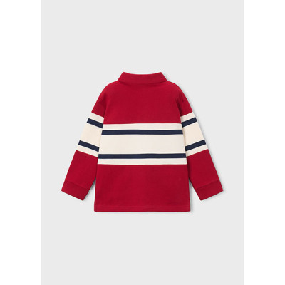 Polo m/comp. combinado bebé