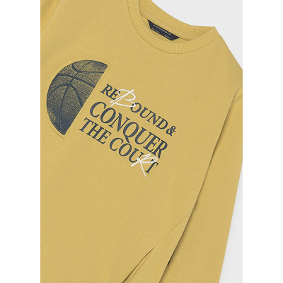 Sweat embossed s/carapuço