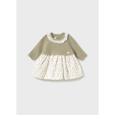 Vestido malha combinado