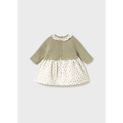 Vestido malha combinado