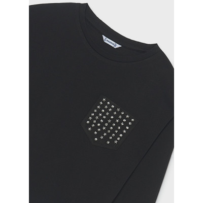 Camisola bolso tachas