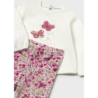 Conj. leggings colete pelo