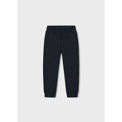 Calça felpa básica punhos
