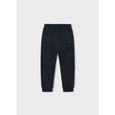 Calça felpa básica punhos